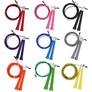 NEW Steel Wire Skipping Skip Adjustable Jump Rope Fitnesss Equipment Exercise Workout 3 Meters